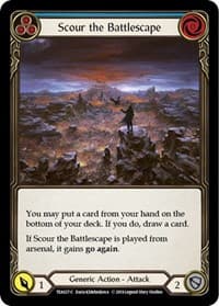 Scour the Battlescape (Blue) - Hero Deck: Dorinthea - Flesh and Blood TCG card