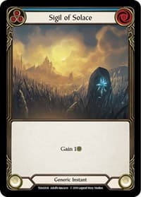 Sigil of Solace (Blue) - Hero Deck: Dorinthea - Flesh and Blood TCG card