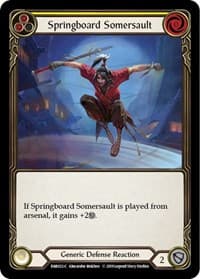Springboard Somersault - Hero Deck: Rhinar - Flesh and Blood TCG card
