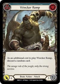 Wrecker Romp (Blue) - Hero Deck: Rhinar - Flesh and Blood TCG card