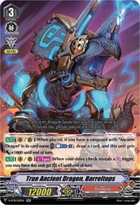 True Ancient Dragon, Barreltops - V-BT10: Phantom Dragon Aeon - Cardfight Vanguard card
