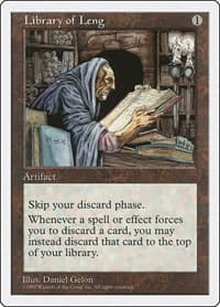 Library of Leng - Fifth Edition - Magic: The Gathering card