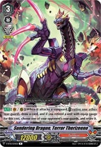 Sundering Dragon, Terror Therizeeno - V-BT10: Phantom Dragon Aeon - Cardfight Vanguard card