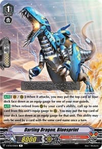 Darting Dragon, Bluesprint - V-BT10: Phantom Dragon Aeon - Cardfight Vanguard card