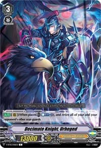 Decimate Knight, Urheged - V-BT10: Phantom Dragon Aeon - Cardfight Vanguard card