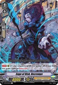 Sage of Risk, Decremps - V-BT10: Phantom Dragon Aeon - Cardfight Vanguard card