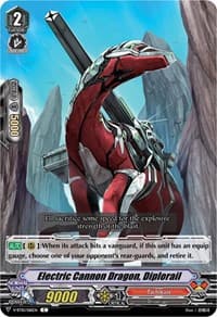 Electric Cannon Dragon, Diplorail - V-BT10: Phantom Dragon Aeon - Cardfight Vanguard card