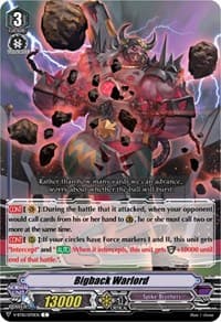 Bigback Warlord - V-BT10: Phantom Dragon Aeon - Cardfight Vanguard card