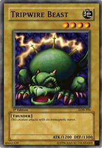 Tripwire Beast - The Legend of Blue Eyes White Dragon - YuGiOh card