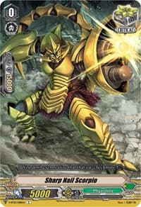 Sharp Nail Scorpio - V-BT10: Phantom Dragon Aeon - Cardfight Vanguard card