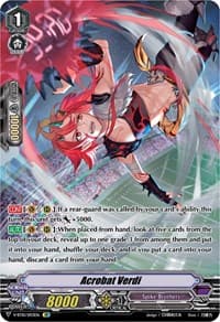 Acrobat Verdi (SP) - V-BT10: Phantom Dragon Aeon - Cardfight Vanguard card