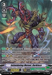 Intimidating Mutant, Darkface (SP) - V-BT10: Phantom Dragon Aeon - Cardfight Vanguard card