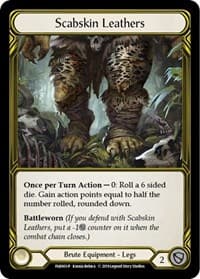Scabskin Leathers (Golden) - FAB003 - Flesh and Blood: Promo Cards - Flesh and Blood TCG card