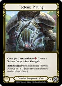 Tectonic Plating (Golden) - FAB004 - Flesh and Blood: Promo Cards - Flesh and Blood TCG card