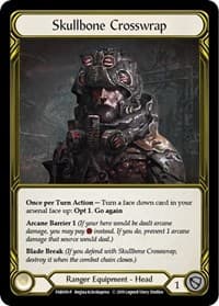 Skullbone Crosswrap (Golden) - FAB009 - Flesh and Blood: Promo Cards - Flesh and Blood TCG card