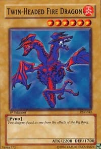 Twin-Headed Fire Dragon - Pharaoh's Servant - YuGiOh card