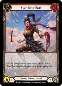 Scar for a Scar - FAB015 - Flesh and Blood: Promo Cards - Flesh and Blood TCG card