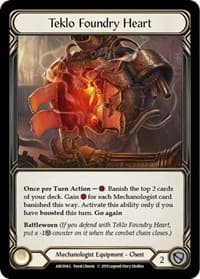 Teklo Foundry Heart - Arcane Rising - Flesh and Blood TCG card