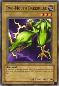 Two-Mouth Darkruler - The Legend of Blue Eyes White Dragon - YuGiOh card
