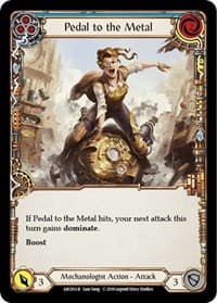 Pedal to the Metal (Blue) - Arcane Rising - Flesh and Blood TCG card