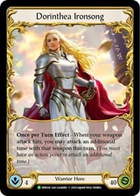 Dorinthea Ironsong (Rainbow) - HER024 - Flesh and Blood: Promo Cards - Flesh and Blood TCG card