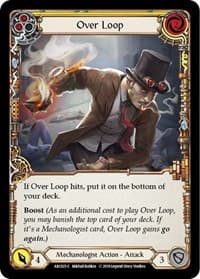Over Loop (Yellow) - Arcane Rising - Flesh and Blood TCG card