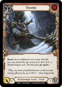 Throttle (Red) - Arcane Rising - Flesh and Blood TCG card