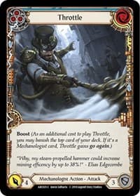 Throttle (Blue) - Arcane Rising - Flesh and Blood TCG card