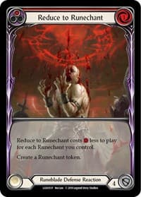 Reduce to Runechant (Red) - LGS015 - Flesh and Blood: Promo Cards - Flesh and Blood TCG card