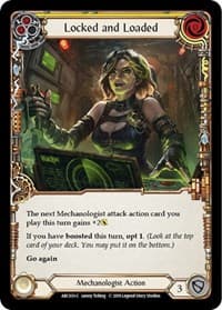 Locked and Loaded (Yellow) - Arcane Rising - Flesh and Blood TCG card