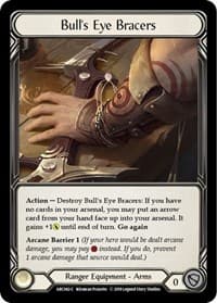 Bull's Eye Bracers - Arcane Rising - Flesh and Blood TCG card