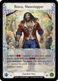Bravo, Showstopper - Hero Deck: Bravo - Flesh and Blood TCG card