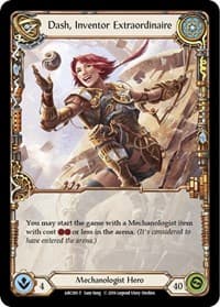 Dash, Inventor Extraordinaire // Death Dealer - Arcane Rising - Flesh and Blood TCG card