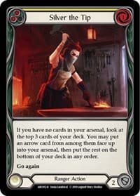 Silver the Tip (Yellow) - Arcane Rising - Flesh and Blood TCG card