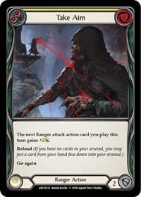 Take Aim (Yellow) - Arcane Rising - Flesh and Blood TCG card