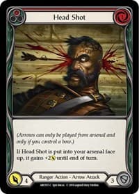 Head Shot (Red) - Arcane Rising - Flesh and Blood TCG card