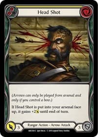 Head Shot (Yellow) - Arcane Rising - Flesh and Blood TCG card
