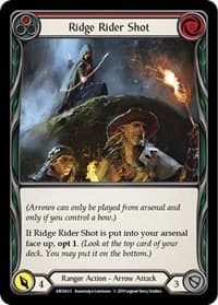 Ridge Rider Shot (Red) - Arcane Rising - Flesh and Blood TCG card