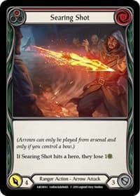 Searing Shot (Red) - Arcane Rising - Flesh and Blood TCG card