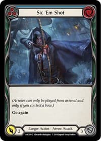 Sic 'Em Shot (Blue) - Arcane Rising - Flesh and Blood TCG card