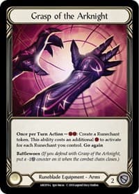 Grasp of the Arknight - Arcane Rising - Flesh and Blood TCG card