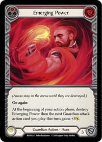 Emerging Power (Red) - Hero Deck: Bravo - Flesh and Blood TCG card