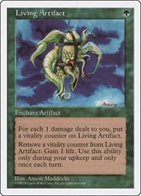 Living Artifact - Fifth Edition - Magic: The Gathering card