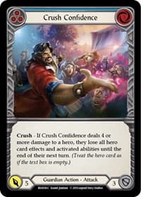 Crush Confidence (Blue) - Hero Deck: Bravo - Flesh and Blood TCG card