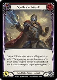 Spellblade Assault (Red) - Arcane Rising - Flesh and Blood TCG card
