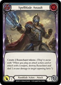 Spellblade Assault (Blue) - Arcane Rising - Flesh and Blood TCG card