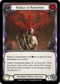 Reduce to Runechant (Red) - Arcane Rising - Flesh and Blood TCG card