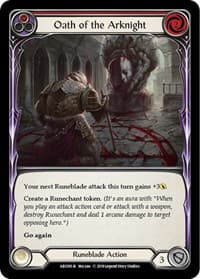 Oath of the Arknight (Red) - Arcane Rising - Flesh and Blood TCG card