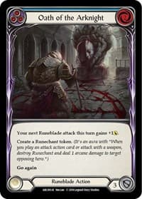 Oath of the Arknight (Blue) - Arcane Rising - Flesh and Blood TCG card