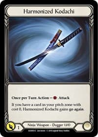 Harmonized Kodachi - Hero Deck: Katsu - Flesh and Blood TCG card